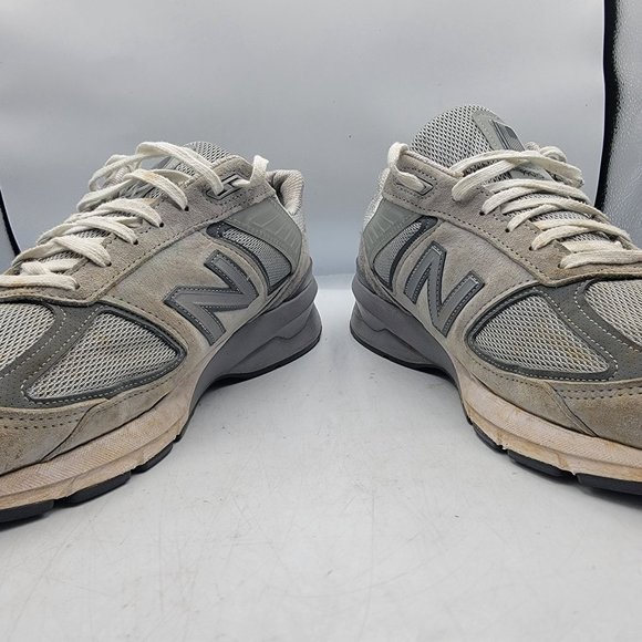New Balance 990v5 Mens 12(4E) Grey White Athletic Running Shoes Suede M990GL5 - Picture 3 of 15